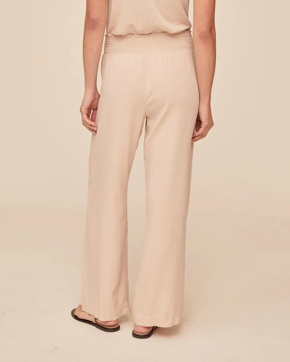 SMOCKED WAIST PANT BDSH B3051-654-303