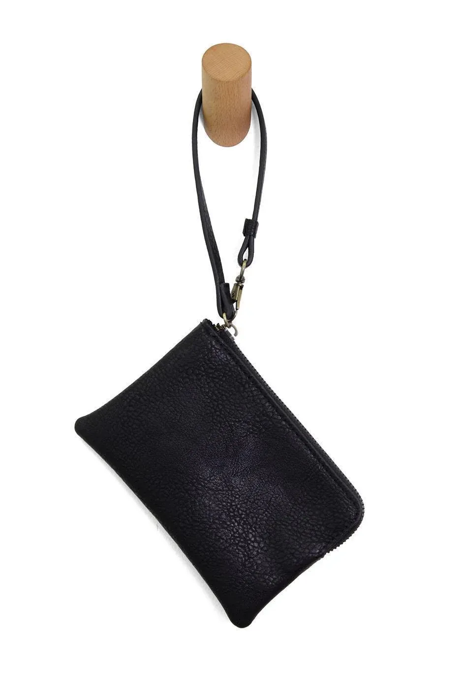 PIPPA WRISTLET POUCH L8293, Color: BLK 00
