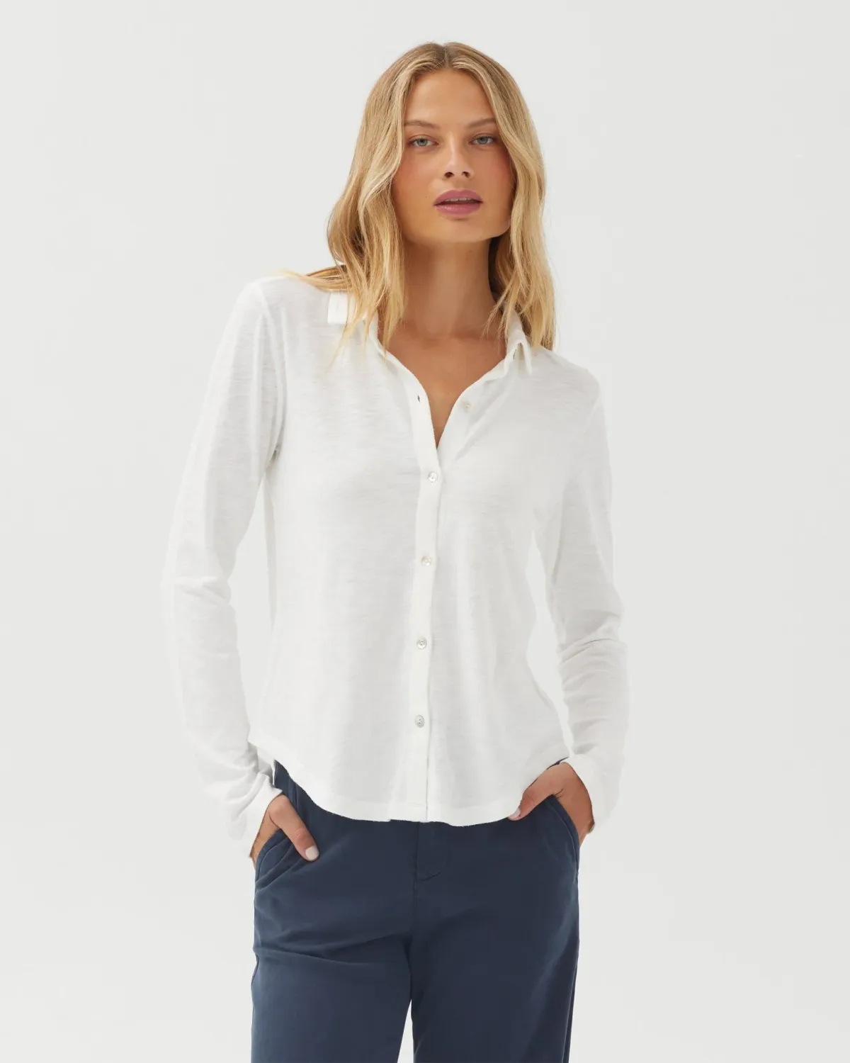 BUTTON UP KNIT TOP BDSH B2241-G55-302