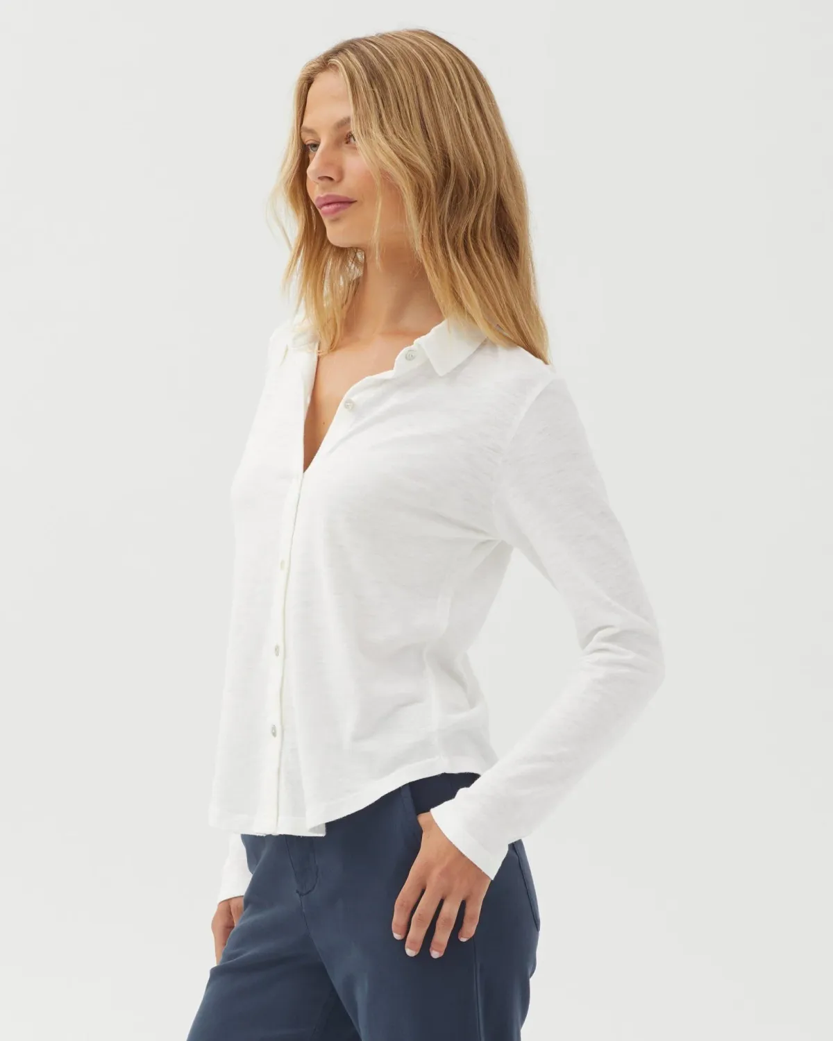 BUTTON UP KNIT TOP BDSH B2241-G55-302
