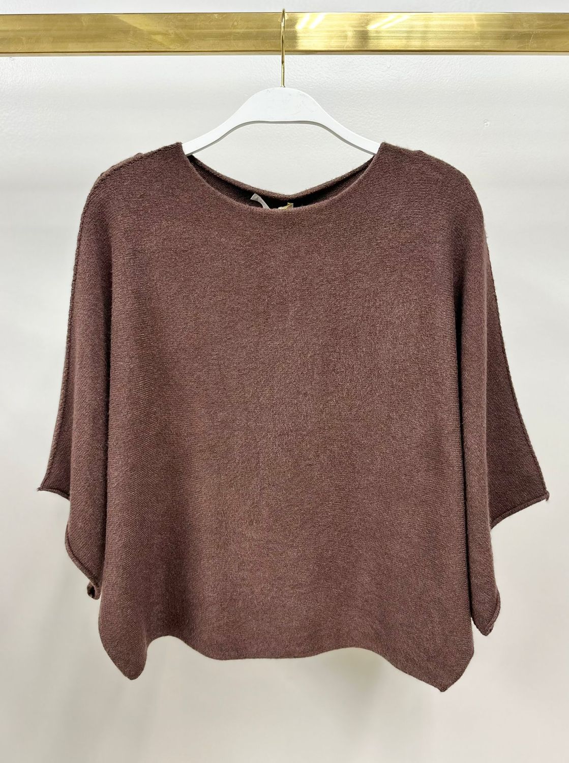 BATWING KNIT CREW NECK 330147/57702