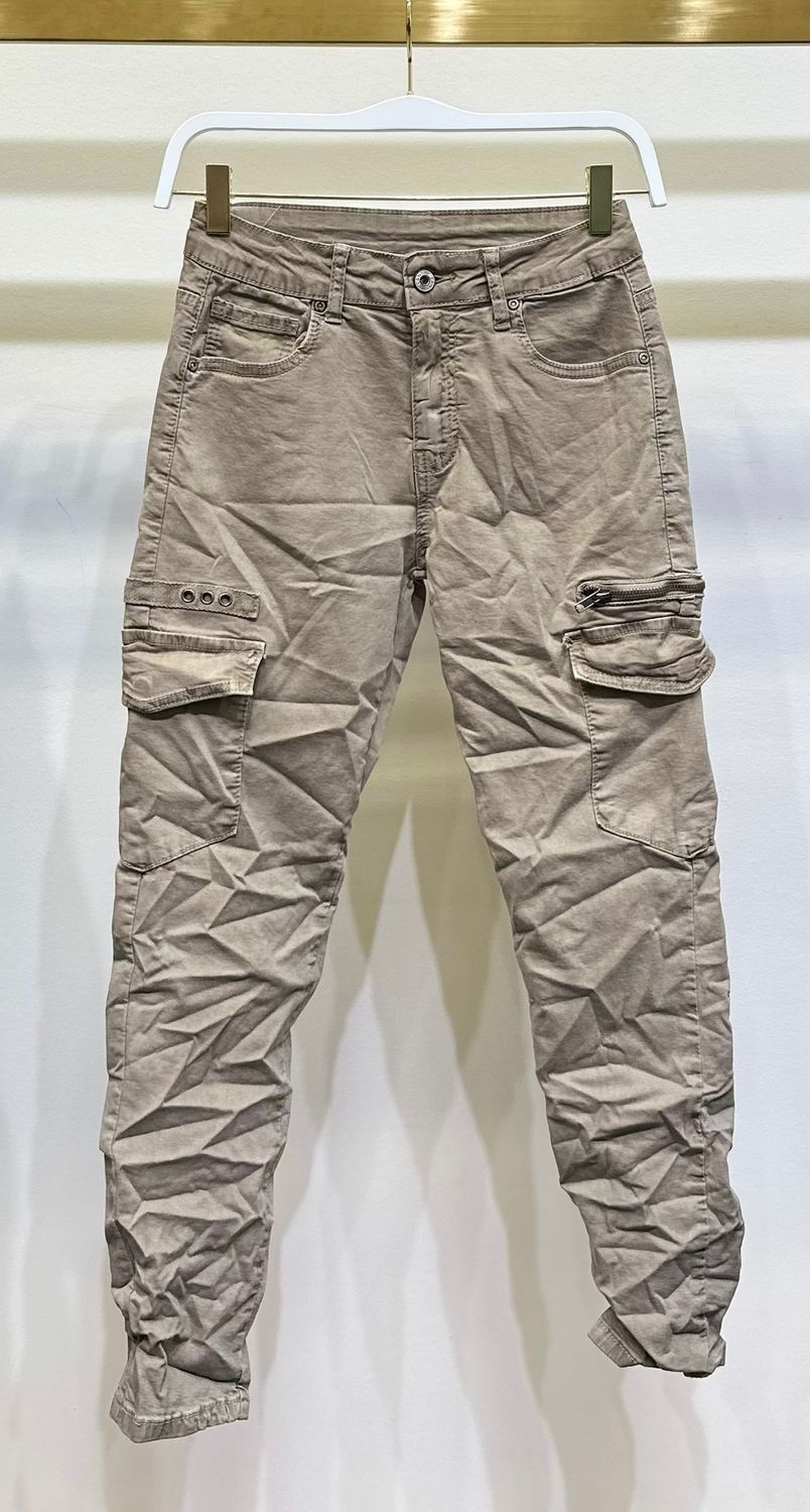 CRINKLE CARGO JOGGER 101105