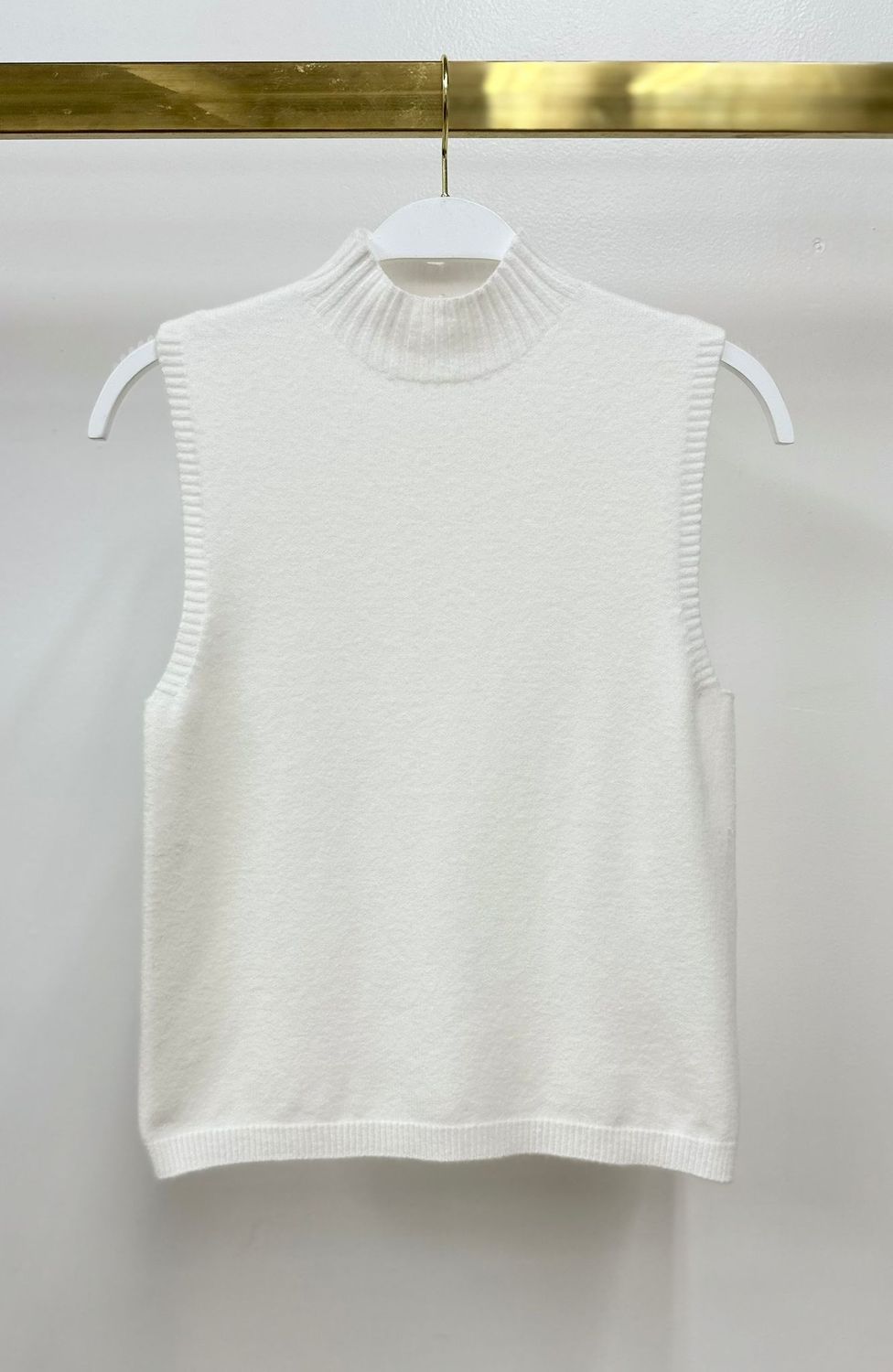 ITALIAN KNIT SLVLS MOCK NECK 330118/37716