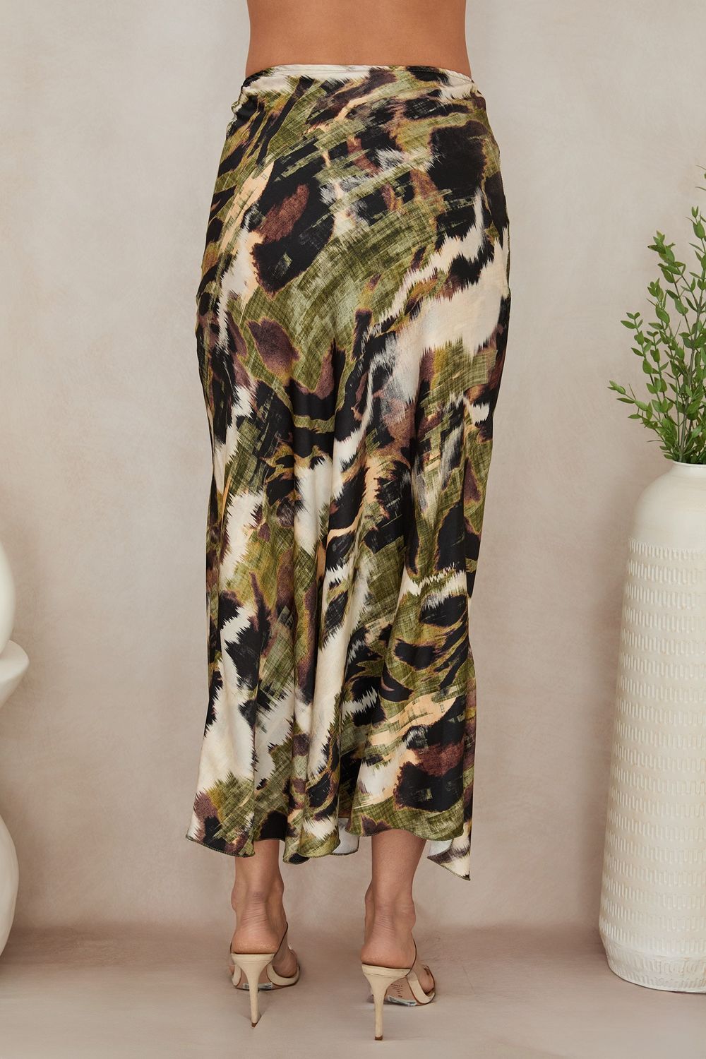 PRINTED MAXI SKIRT 77052