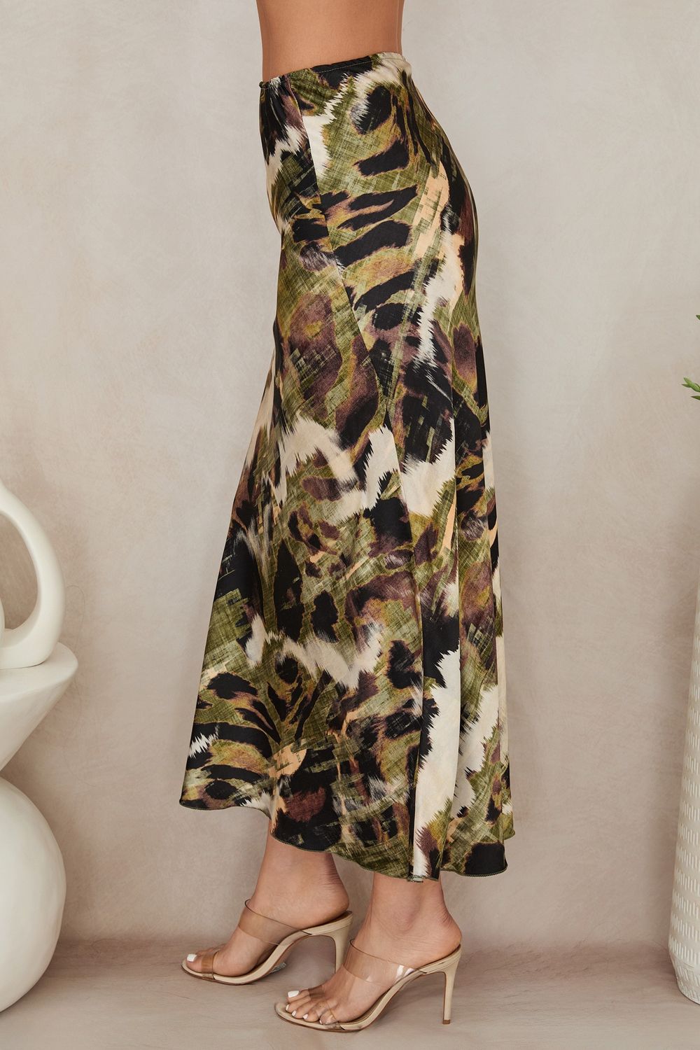PRINTED MAXI SKIRT 77052