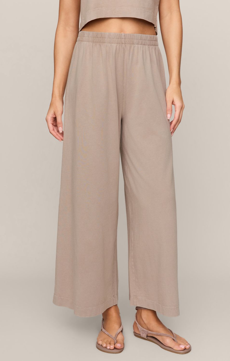 SCOUT JERSEY CROP FLARE PANT ZP253841