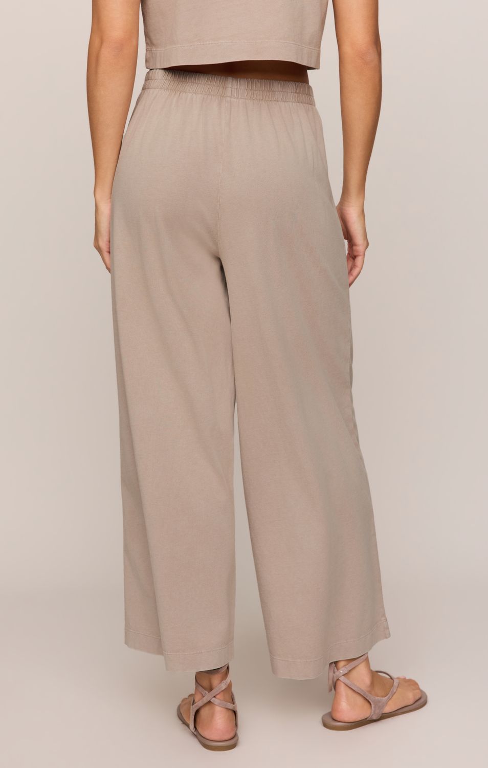 SCOUT JERSEY CROP FLARE PANT ZP253841