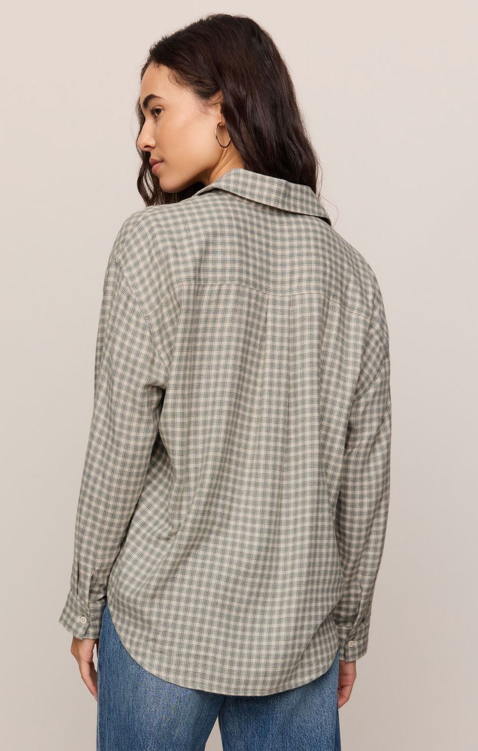 RIVER PLAID BUTTON UP ZT253834