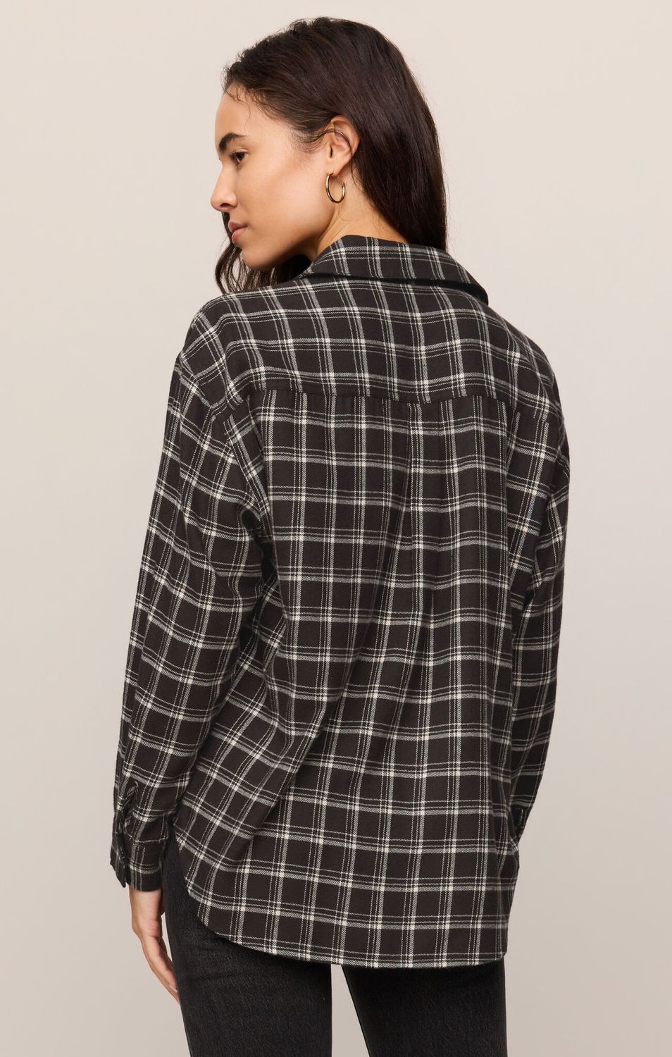 RIVER PLAID BUTTON UP ZT253834