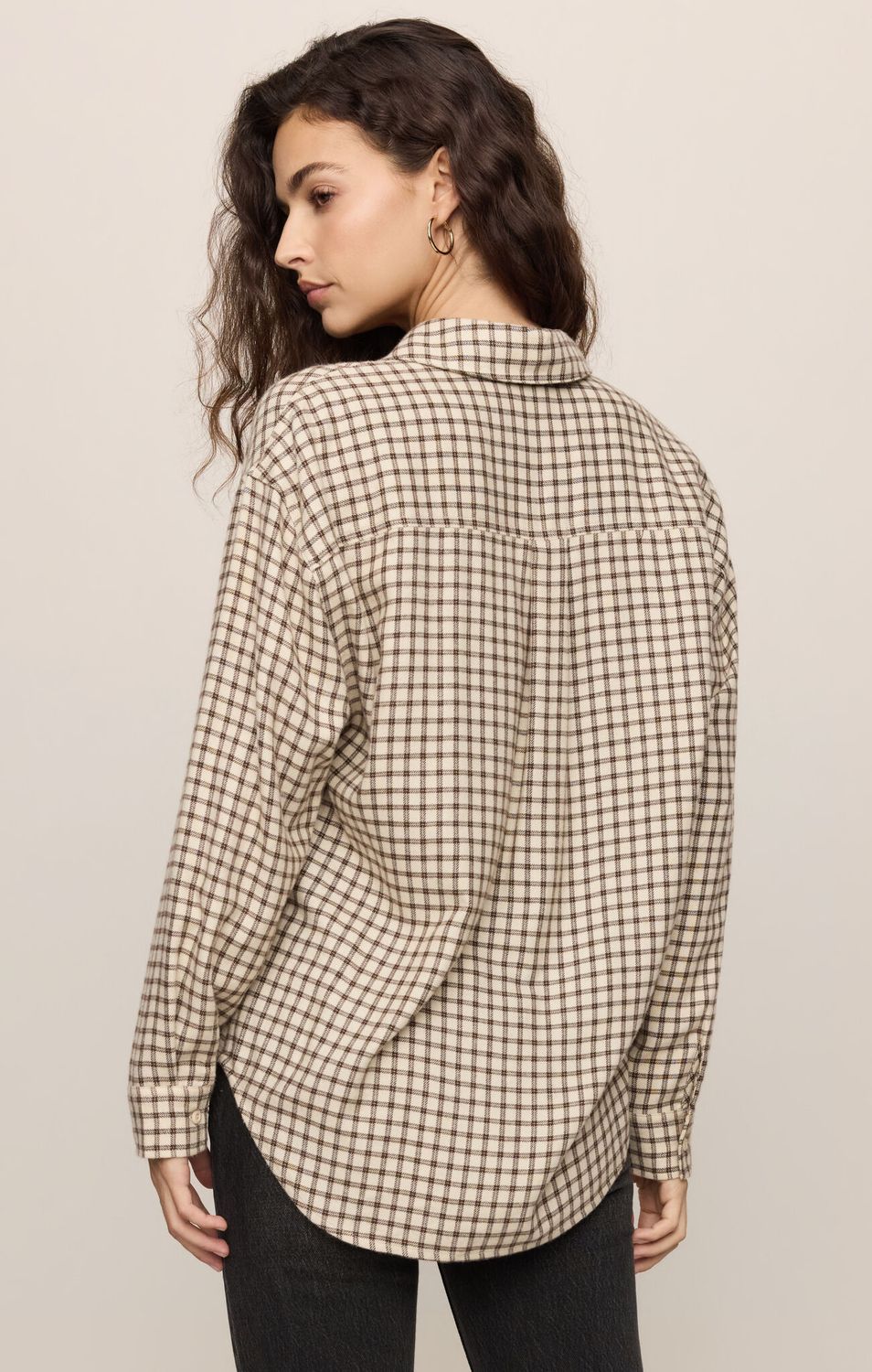 RIVER PLAID BUTTON UP ZT253834