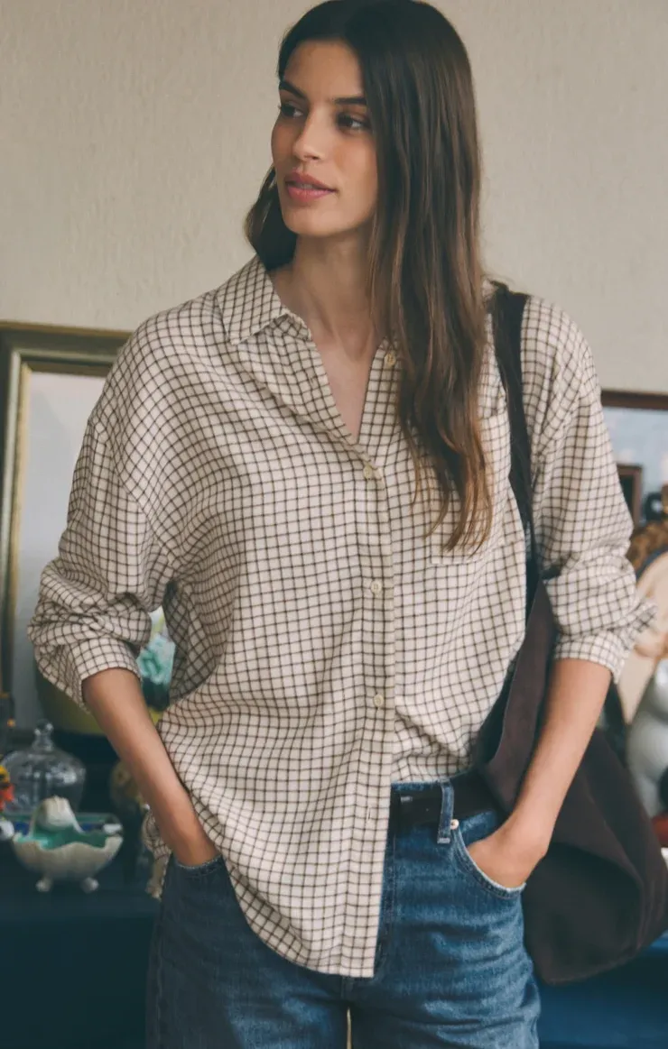 RIVER PLAID BUTTON UP ZT253834