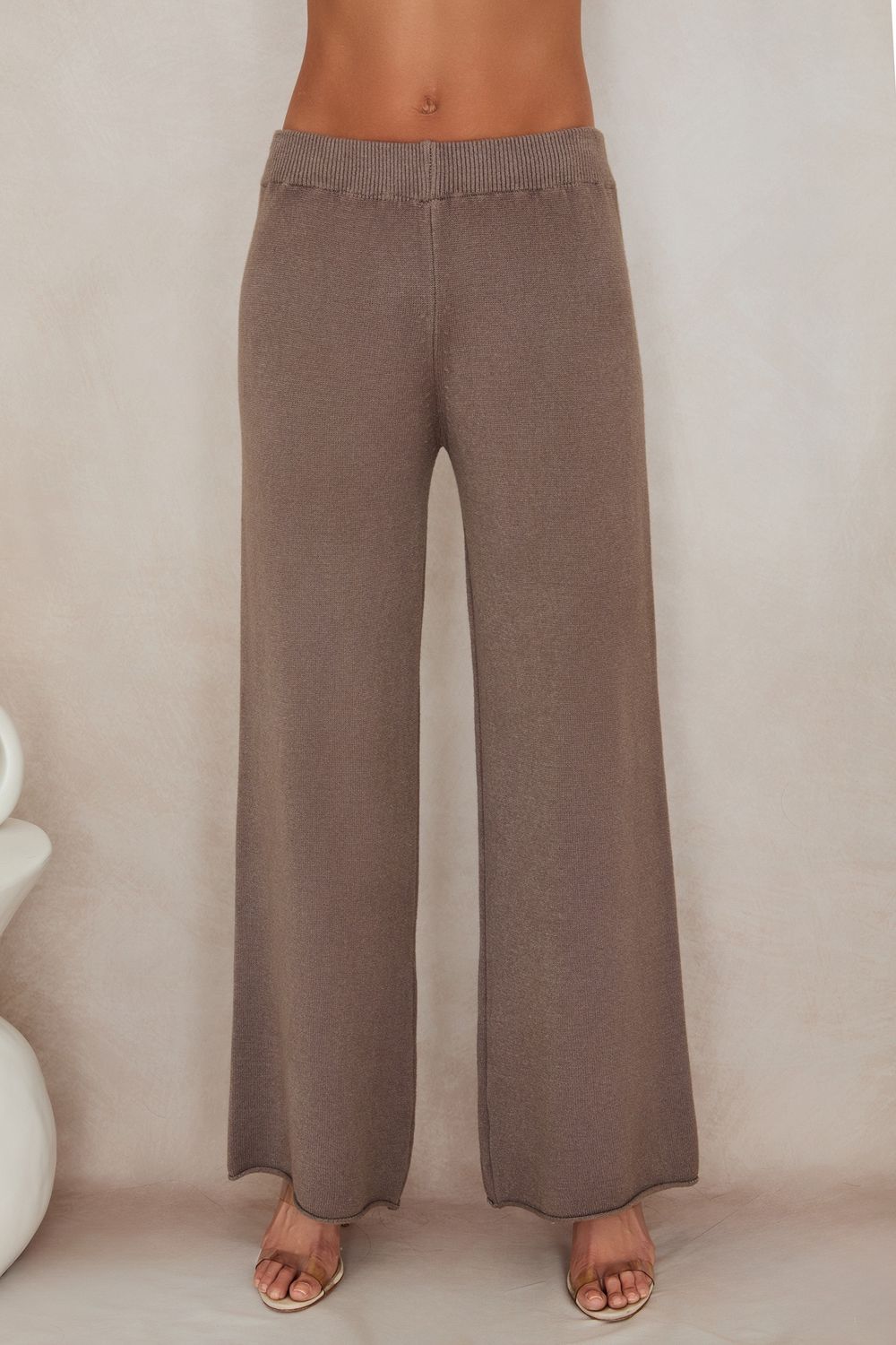 ITALIAN KNIT FLARED PANT 27739/330106
