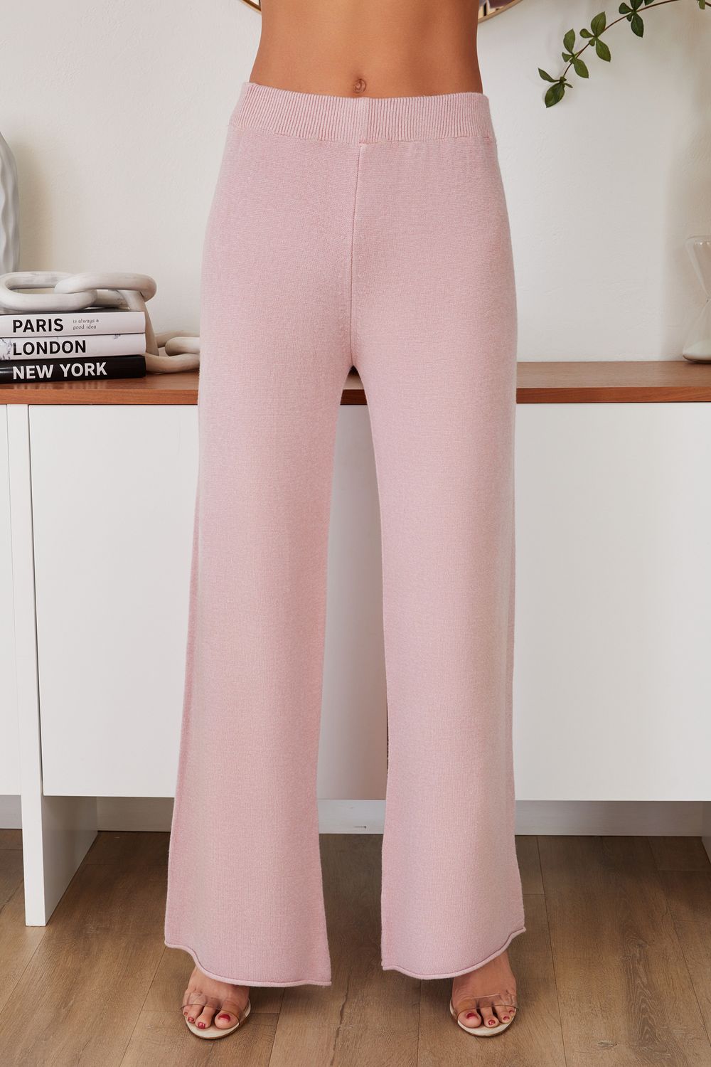 ITALIAN KNIT FLARED PANT 27739/330106