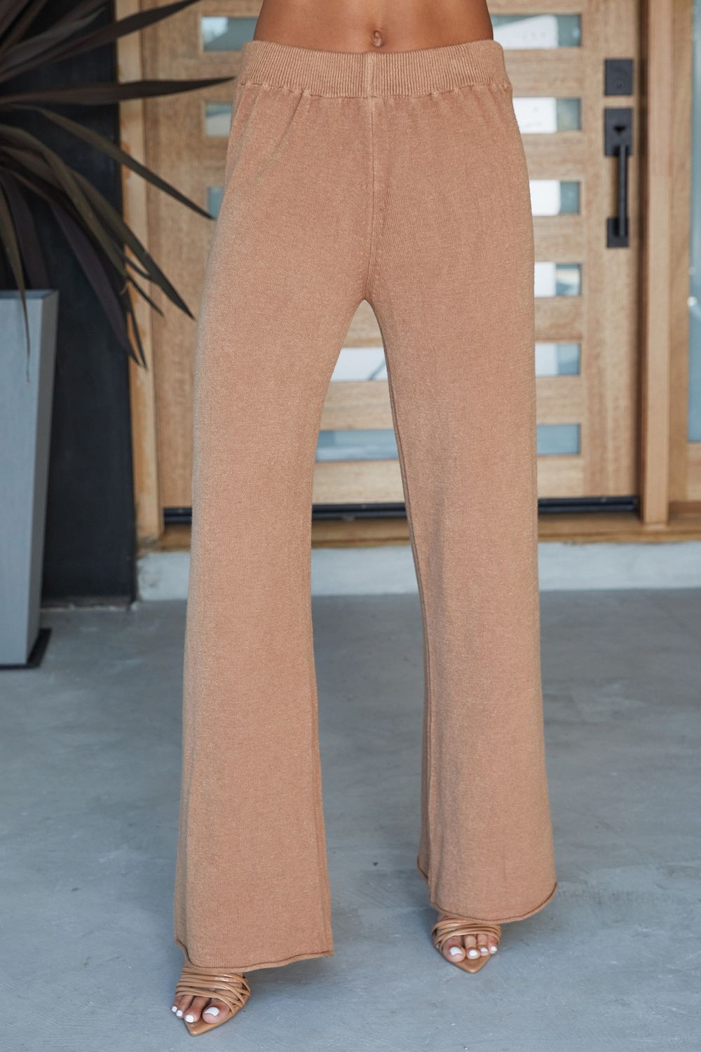 ITALIAN KNIT FLARED PANT 27739/330106