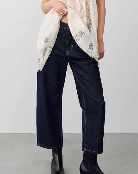 DEEP TRANCE DROPPED BF JEAN OB2284221, Color: RINSE, Size: 25