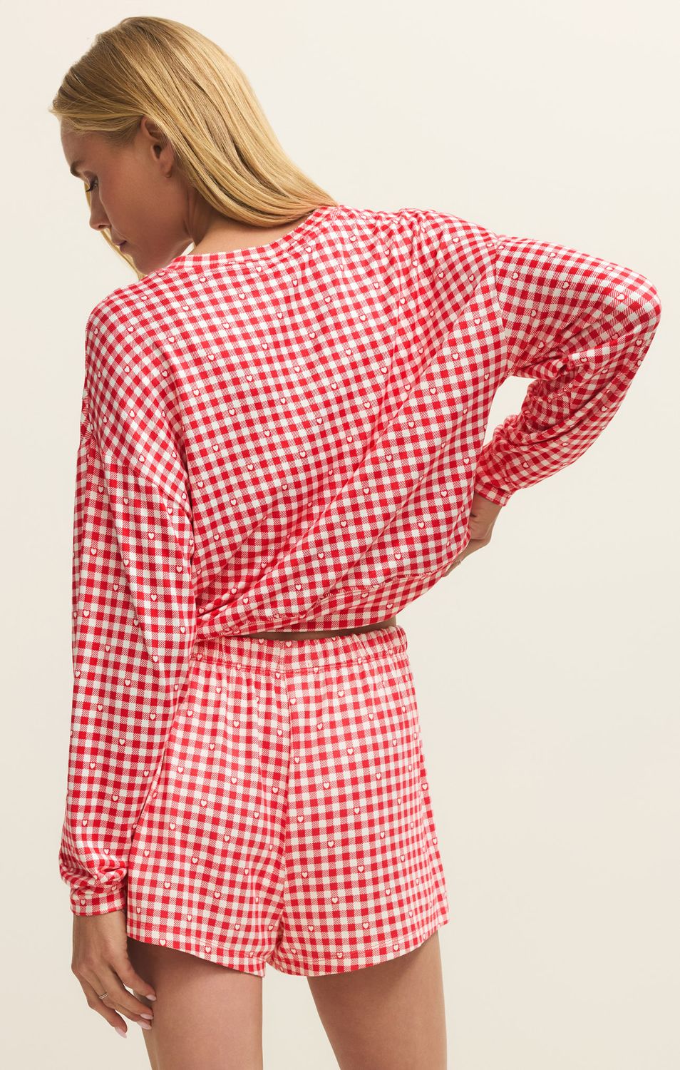 BISOUS GINGHAM PJ LS ZLT261549
