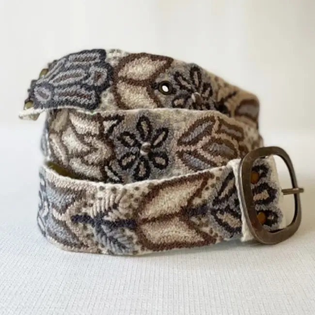 MONOCHROMATIC BELT, Color: CREAM, Size: S