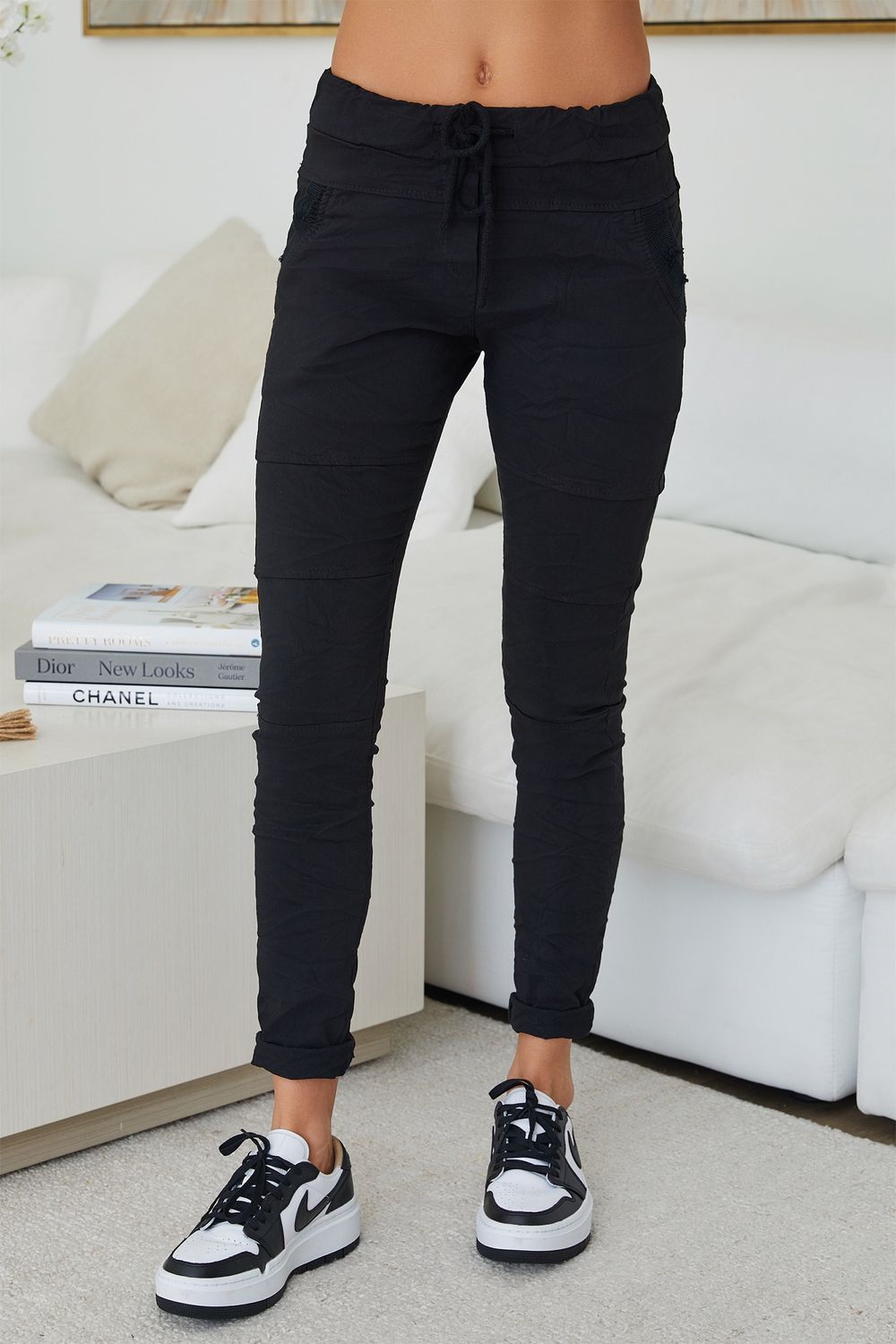 CRINKLE DRAWSTRING JOGGER 101110