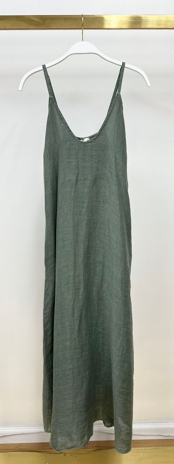 SPAGHETTI STRAP MAXI DRESS 155082