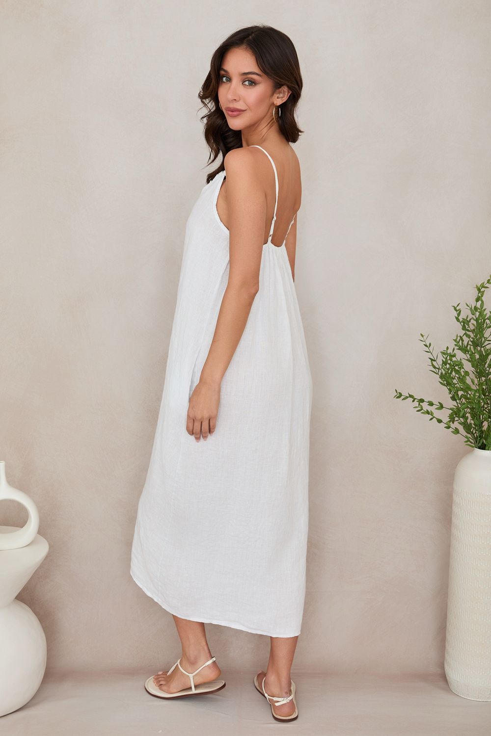 RAW EDGE SLVLESS MAXI DRESS 155040/13409
