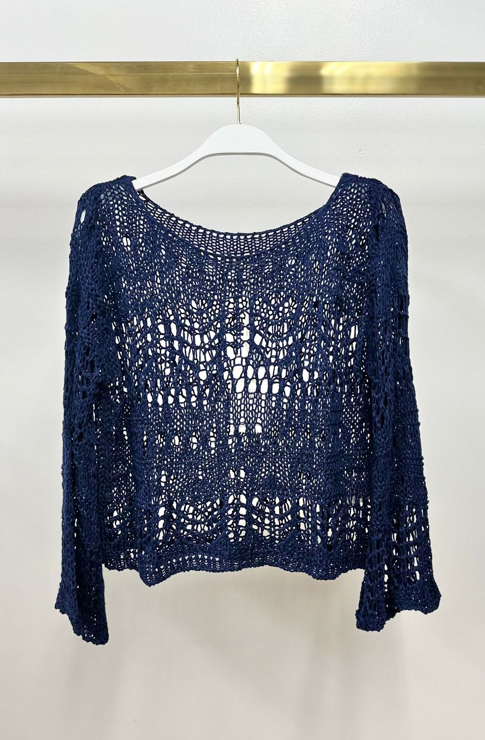 CROCHET LS TOP 800822