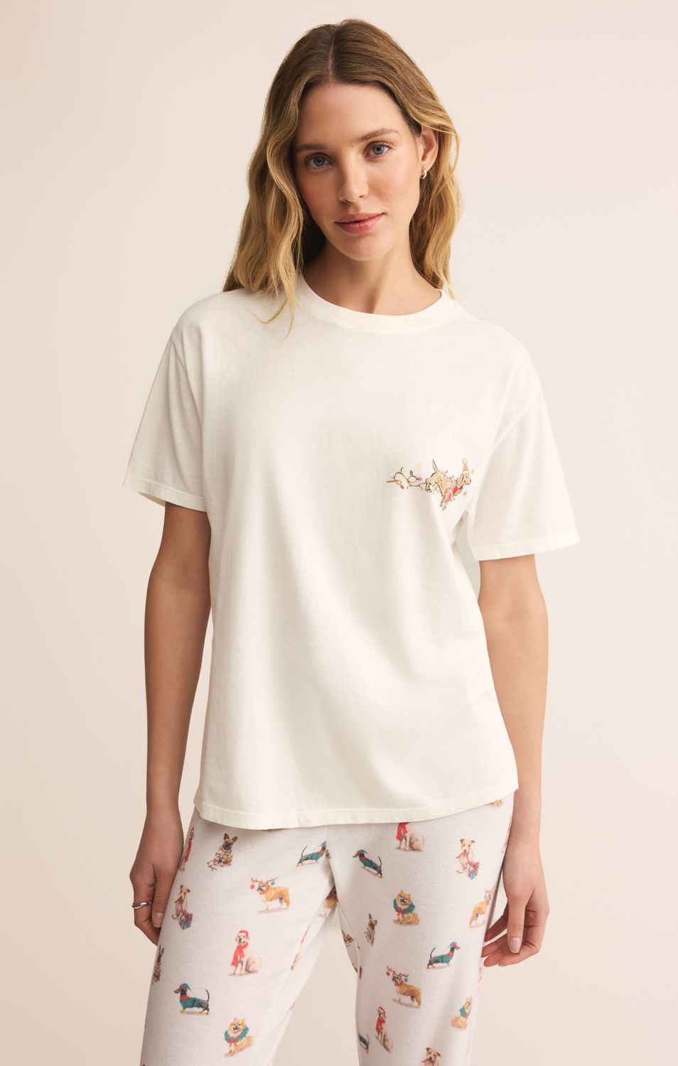 BESTIE BOYFRIEND TEE ZLT254926, Color: SSA, Size: XS