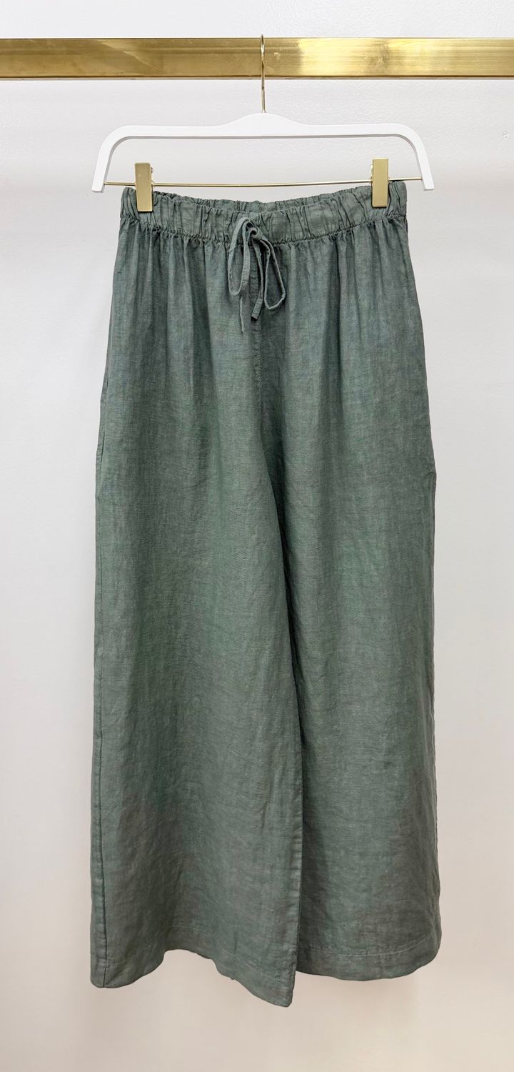DRAWSTRING WIDE LEG PANT 155043/13868