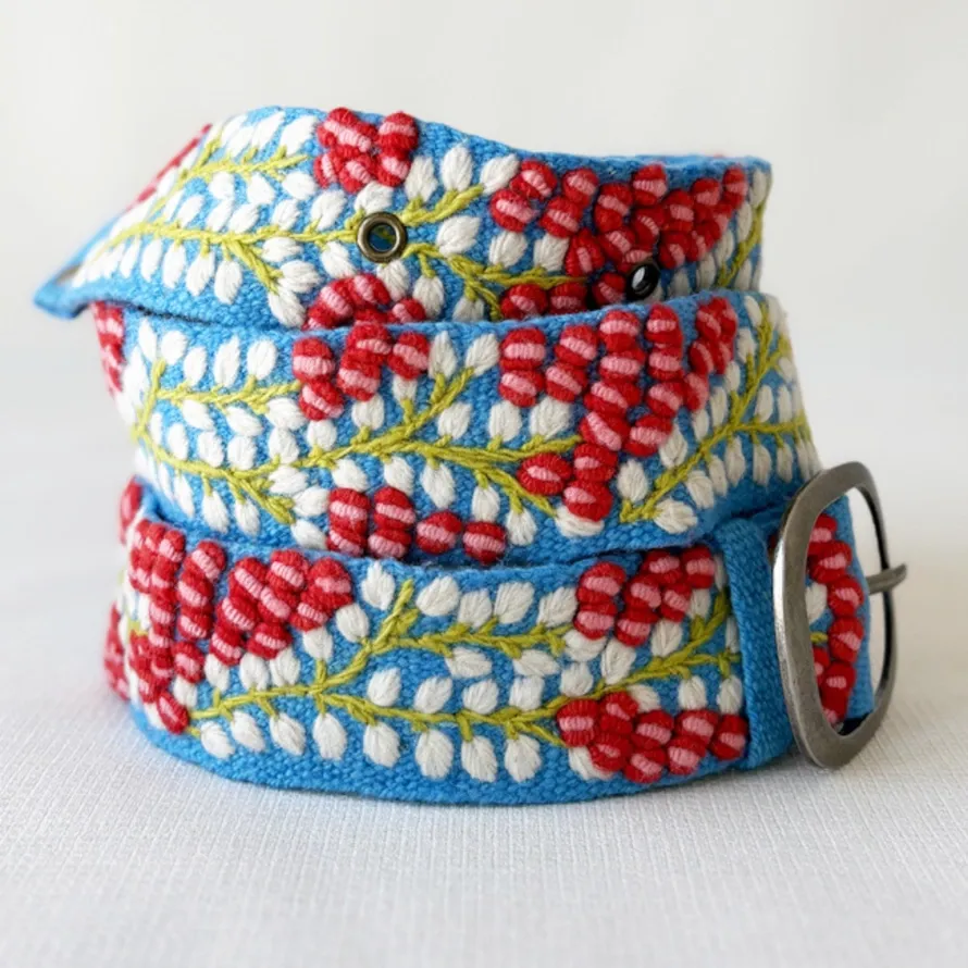 BERRIES ON VINE, Color: BLUE, Size: S