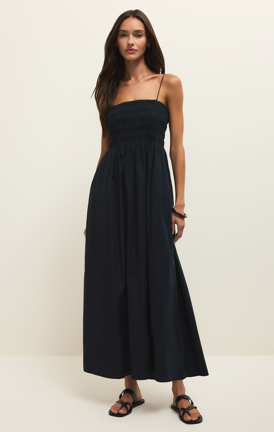CORNELIA POPLIN MIDI DRESS ZD261393