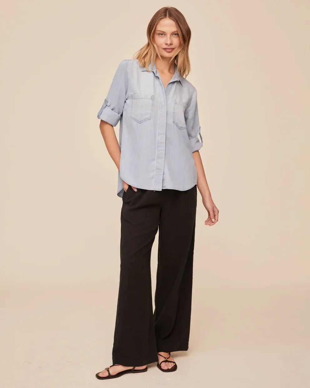 SPLIT BACK BD BDSH B2631-549-625, Color: LTSW, Size: XS