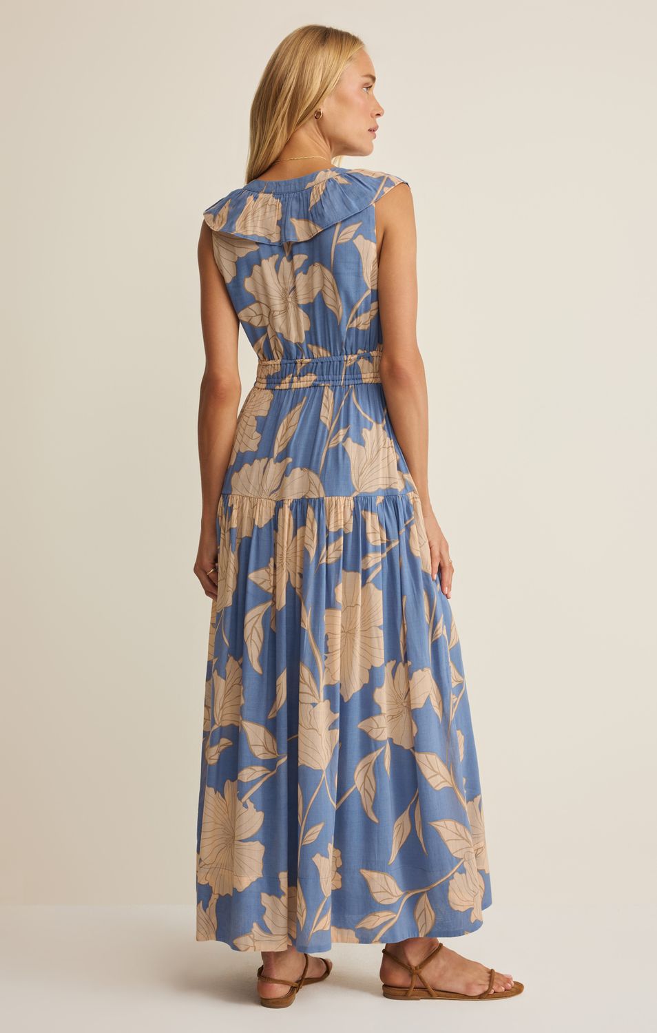 MALENE BLOOM FLORAL MAXI DRESS ZD262695
