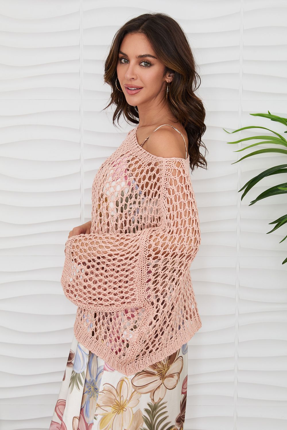 CROCHET KNIT TOP  800948