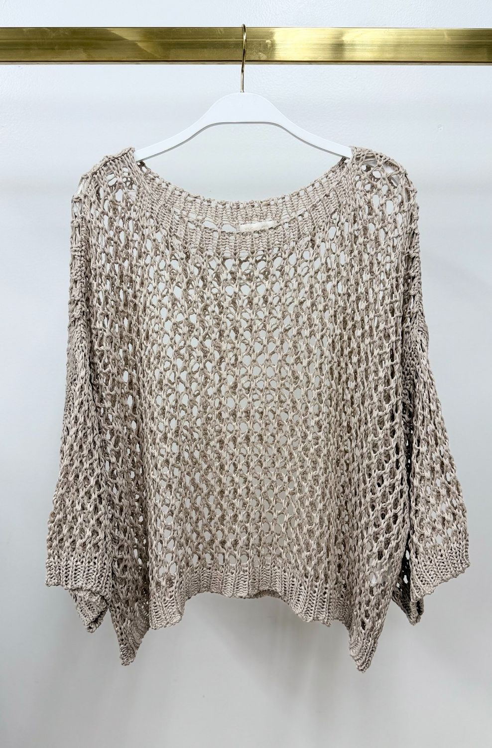 CROCHET KNIT TOP  800948