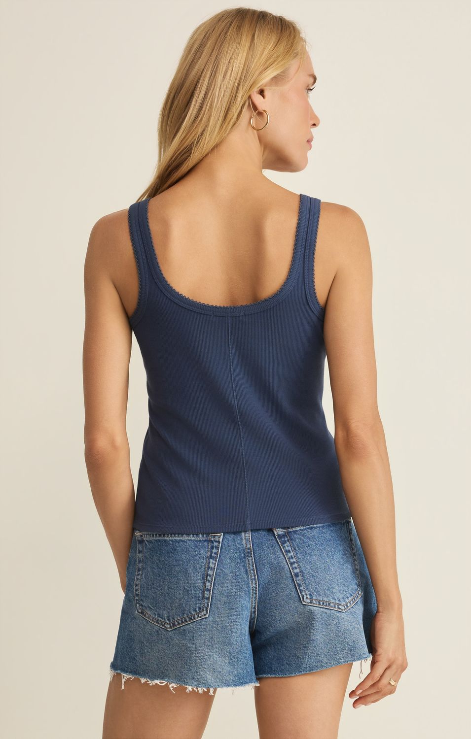 NIKO SCALLOP RIB TANK ZT262783