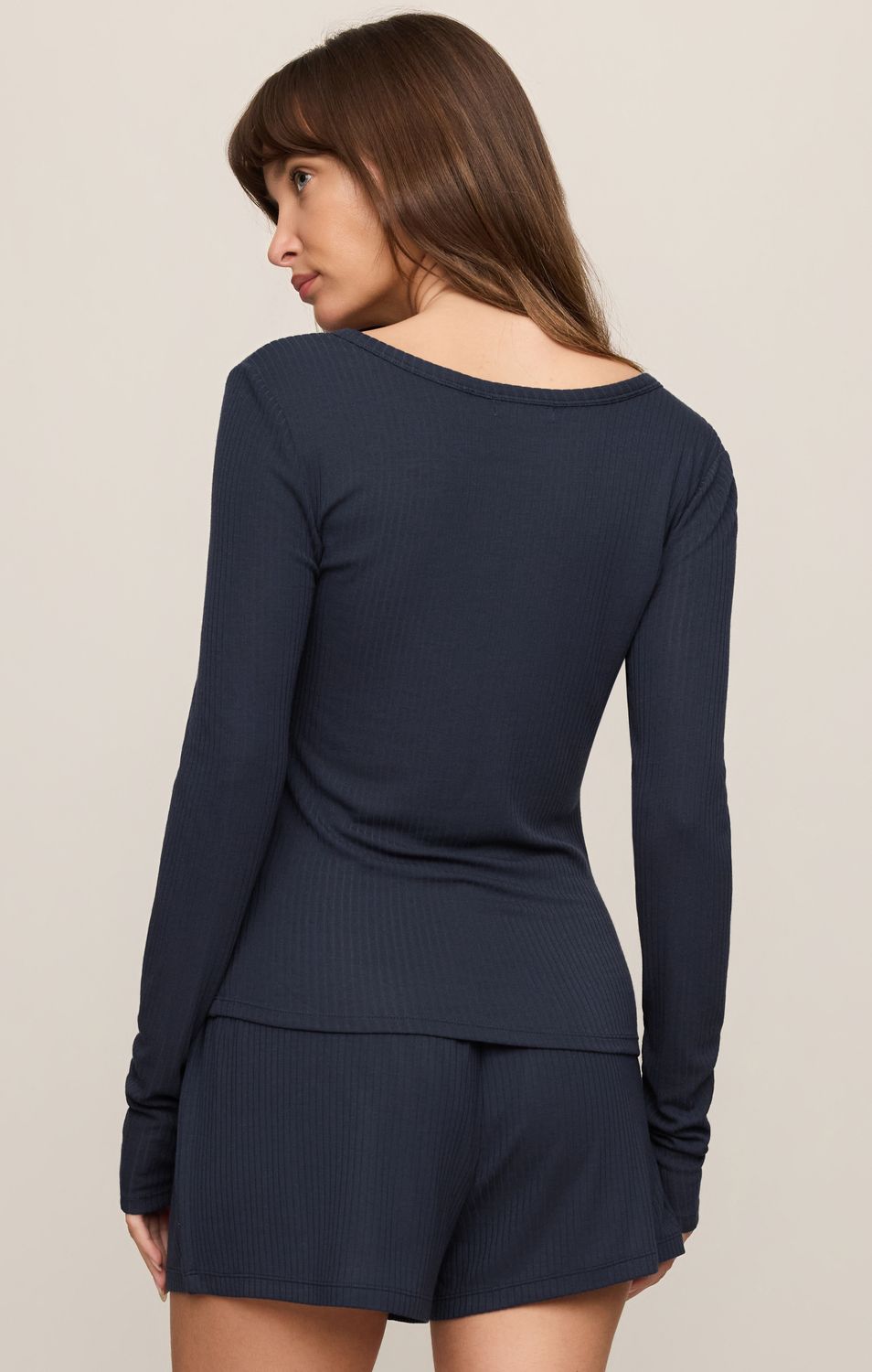 JUST RIGHT RIB L/S TOP ZLT263470