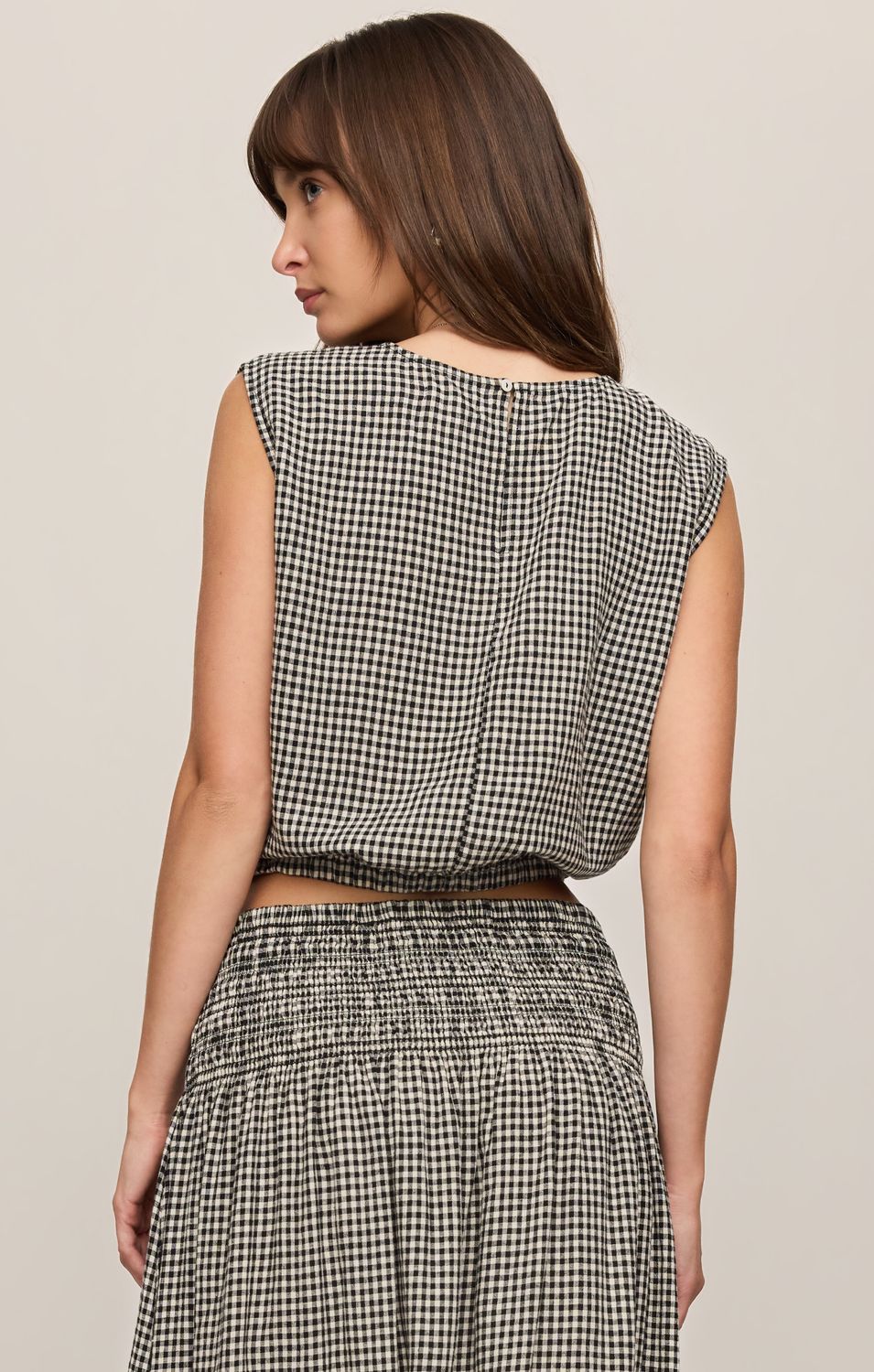 MERIT GINGHAM TOP ZT263177