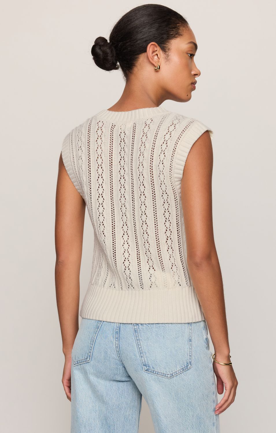 CABOT SWEATER VEST ZW263303, Color: SSN, Size: XS