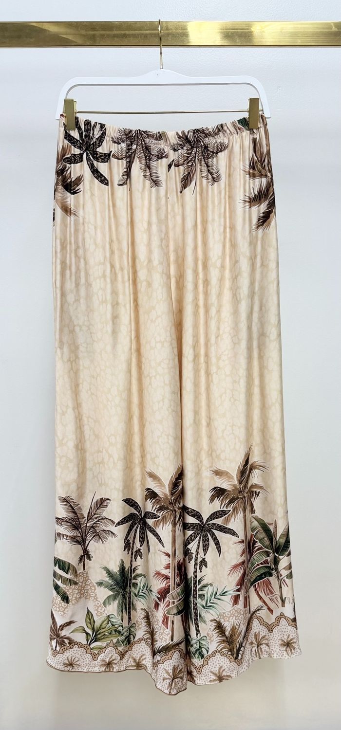 SAVANNA PALM WIDE LEG PANT 800869