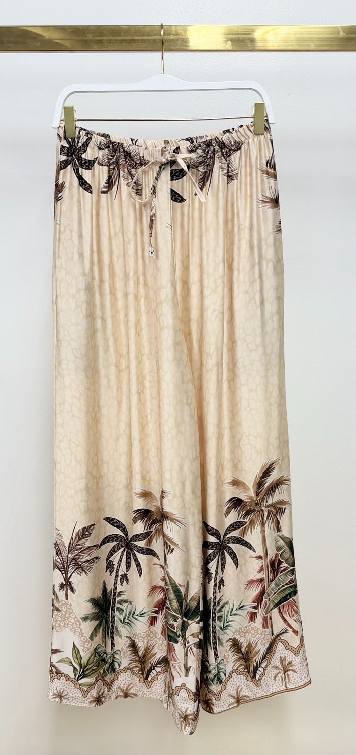 SAVANNA PALM WIDE LEG PANT 800869