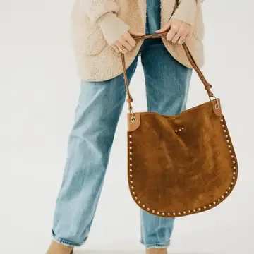 ROSALIE RIVET SUEDE HOBO