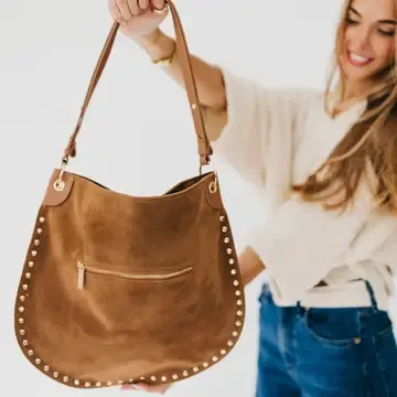 ROSALIE RIVET SUEDE HOBO