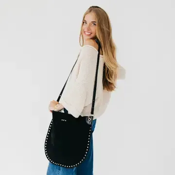 ROSALIE RIVET SUEDE HOBO