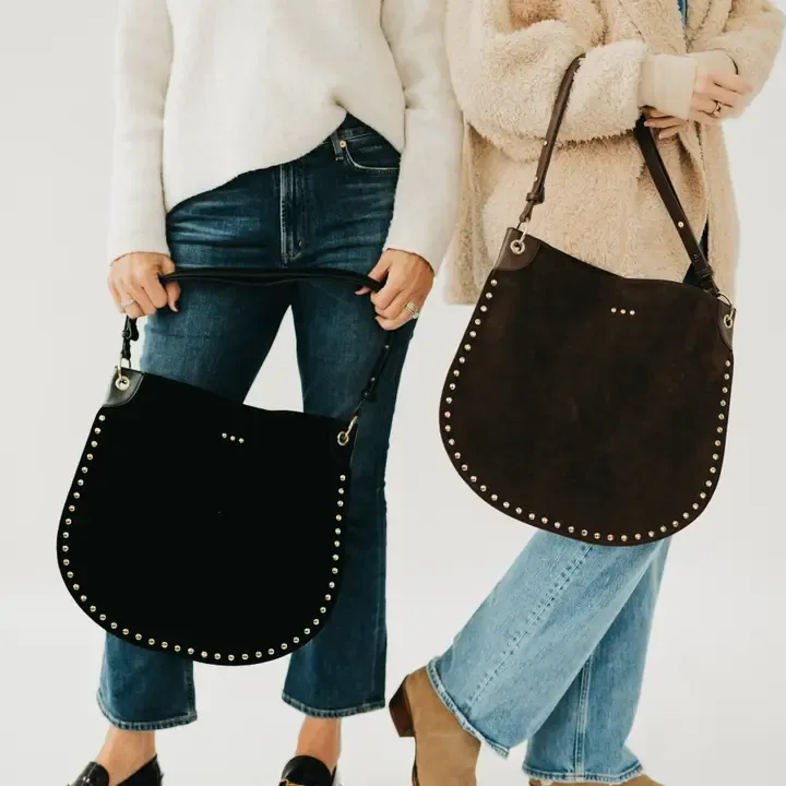 ROSALIE RIVET SUEDE HOBO