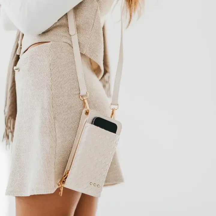 WOVEN DBL DUTY PHONE BAG