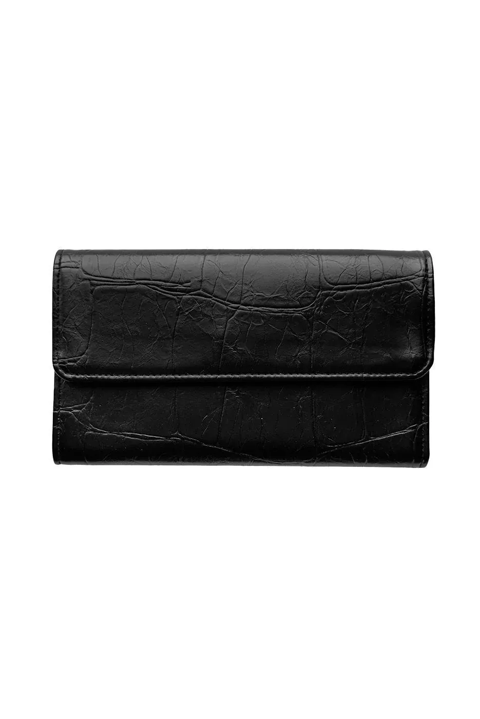 MARNIE TRI-FOLD WALLET L8363, Color: BLK 00