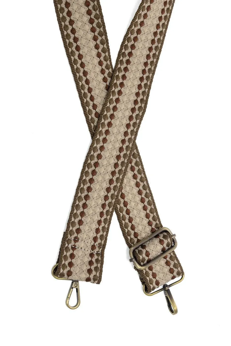 DOTTED STRIPE GUITAR STRAP LS159, Color: ESP 99