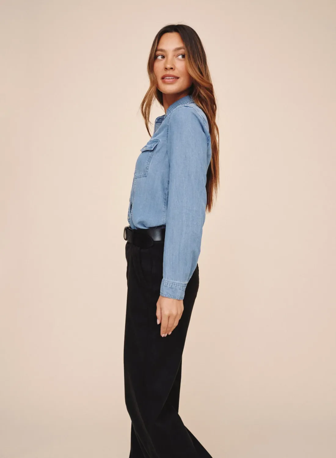 L/S SEAMED SHIRT BDSH B4921-549-624