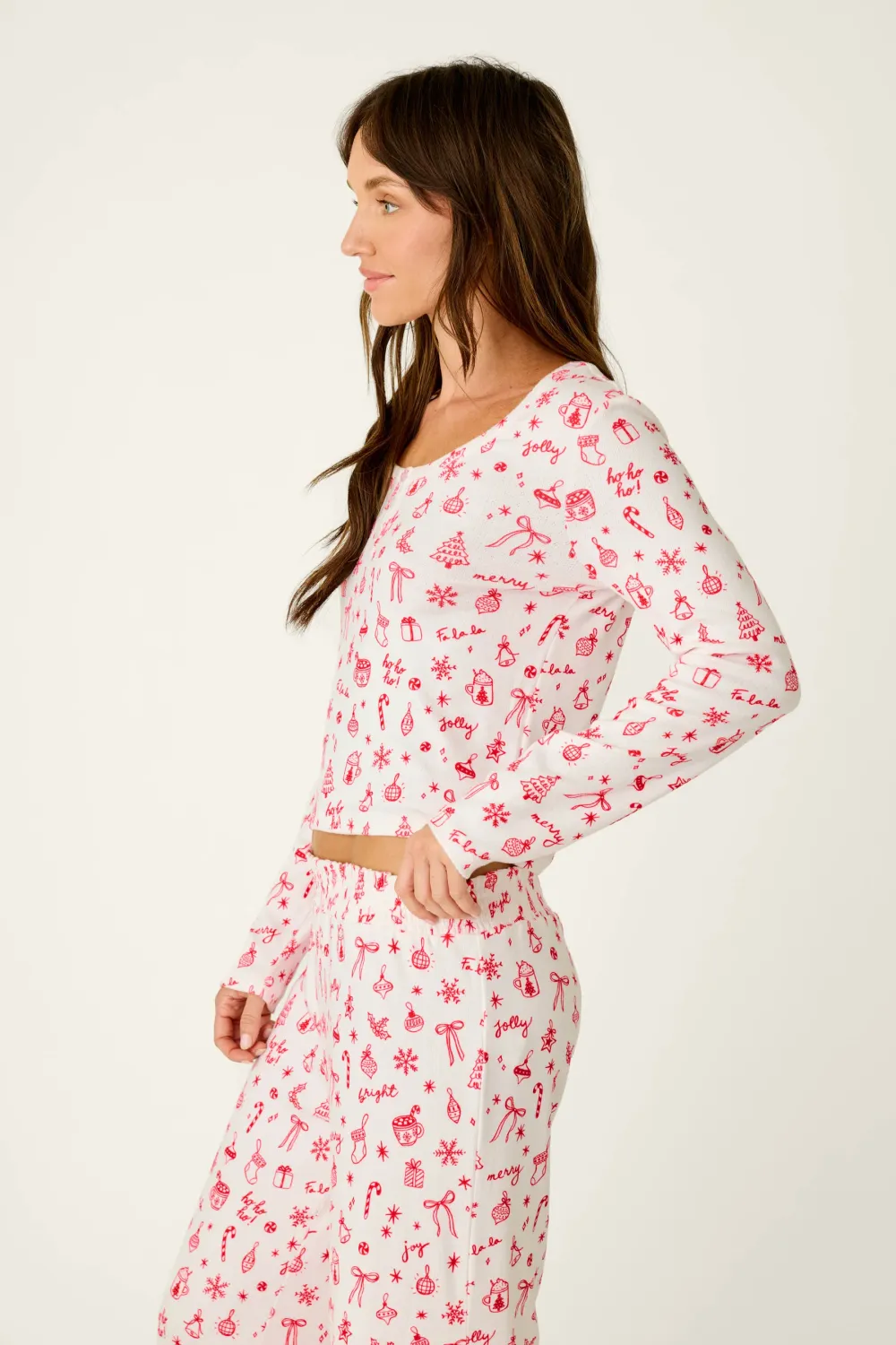 FEMME DE NOEL L/S TOP RAFDLS2