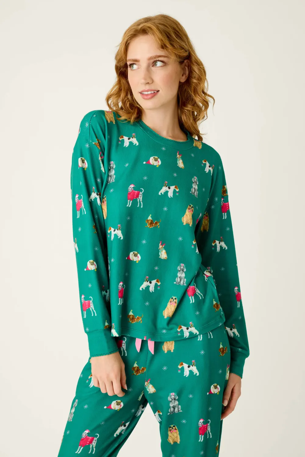 HAPPY PAWLIDAYS L/S TOP RAHPLS1