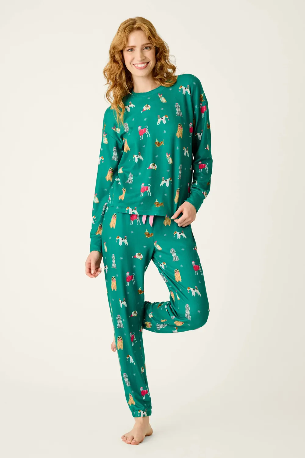 HAPPY PAWLIDAYS L/S TOP RAHPLS1